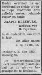 Kleijburg Jaapje 1 (echtgenote van Hendrik Dijkman 1867-1944).jpg